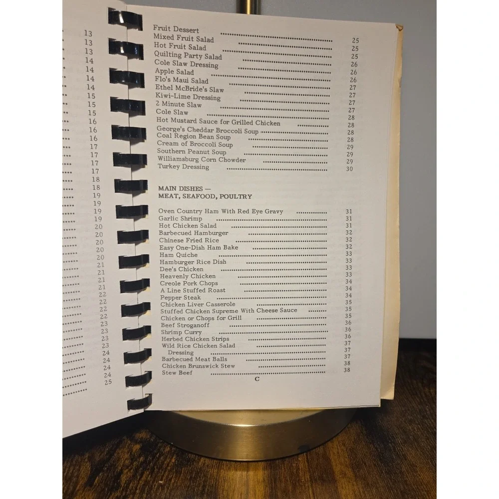 FIRST UNITED CHURCH OF CHRIST COOKBOOK Salisbury North Carolina 1994‎